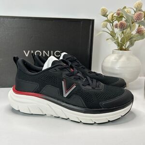 Vionic MWalk Max Walking Sneaker Water Repellent Black J0146F1001 Men 8.5M NWB